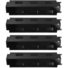 Gftime 37cm Heat Diffuser Accessories For Char-broil, Campingaz, Fire Mountain, Cclife, Landmann And Most Models Flame Grill, Porcelain Steel Griddle