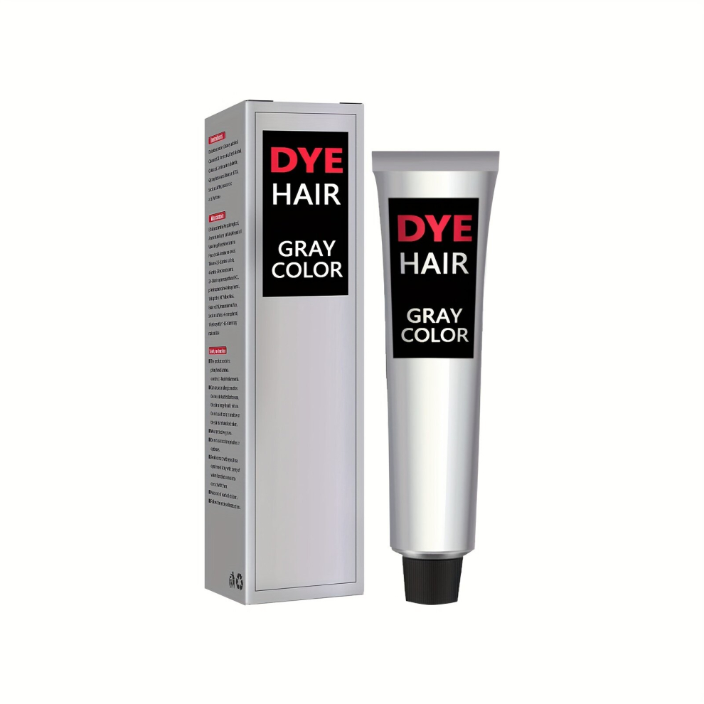1pcs 2pcs Silvery Gray Hair Dye Cream Y2K Halloween Granny Grey Temporary Hair Dye Cream Mild Hair Dye Cream For All Hair Types Easy To Dye-image-OPC-PCN6BMF-NEW