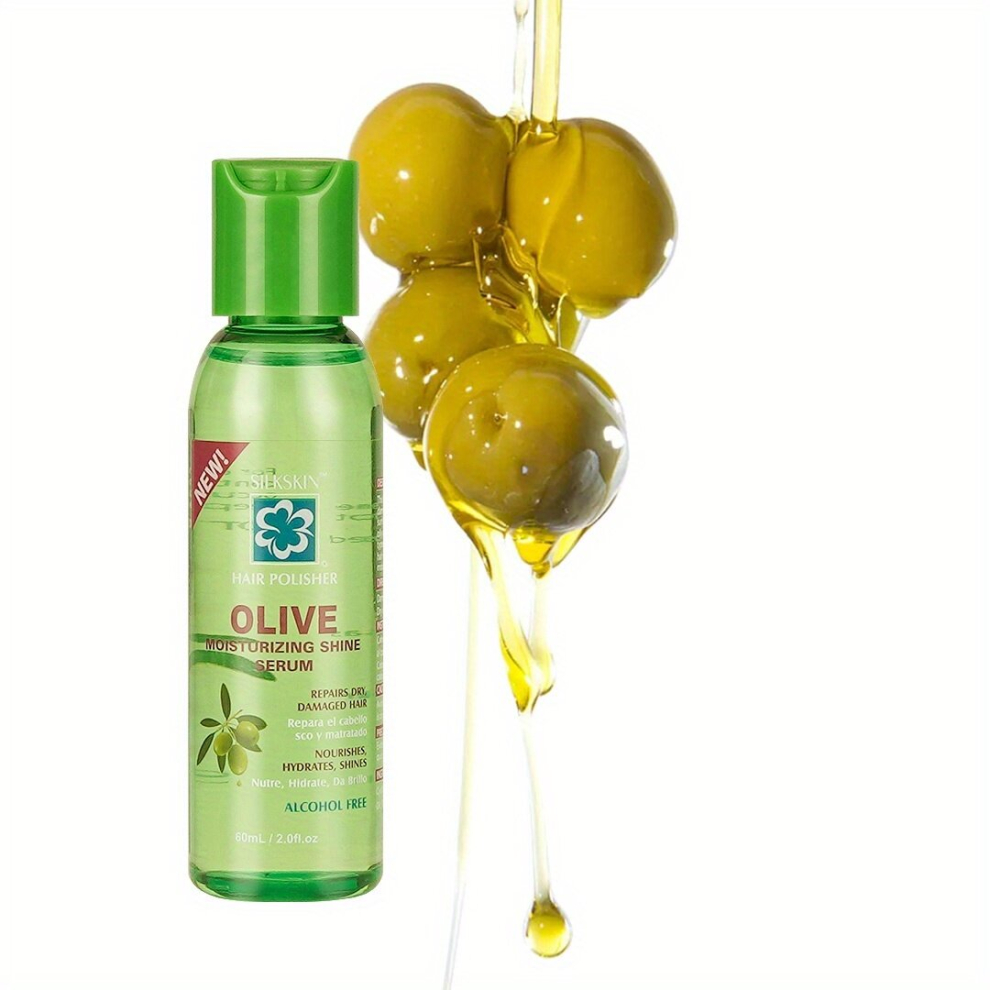 Aloe Moisturizing Shine Hair Serum Organic Olive Hair Hair Care Product For Repairing Dry And Damaged Hair