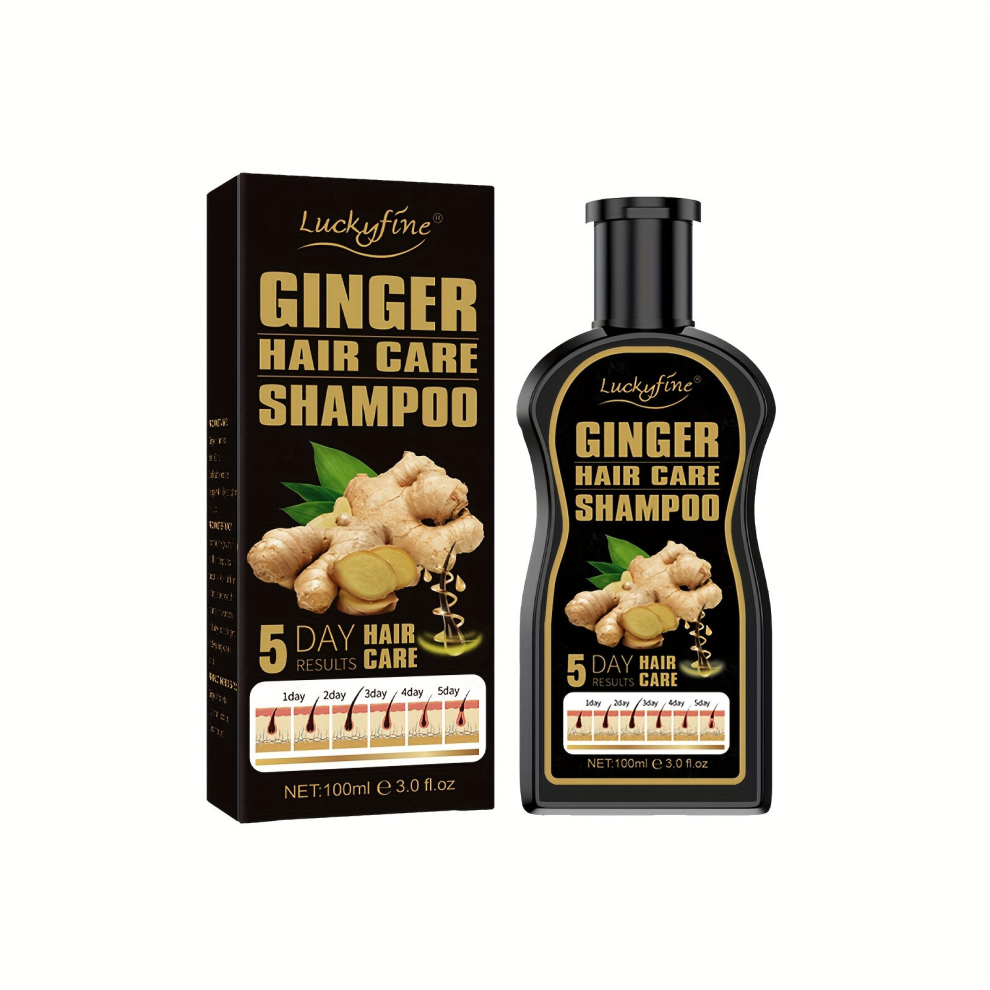 Ginger Hair Care Shampoo Plant Extract Shampoo For Women And Men Healthy Hair Penetrates Root To Tip