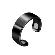 Diabetes Blood Glucose Control Ring - Blood Glucose Meter & Diabetes Monitor, Adjustable One-Size-Fits-All, Black