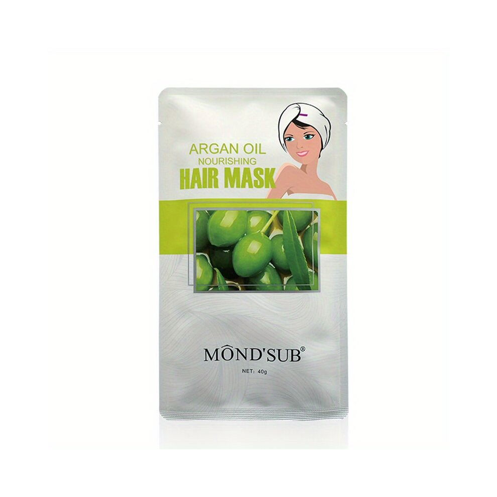 Multicoloured Hair Mask Argan Keratin Collagen Hair Spa Mask Sheet Hair Mask Cap Hair Sheet Mask Cap