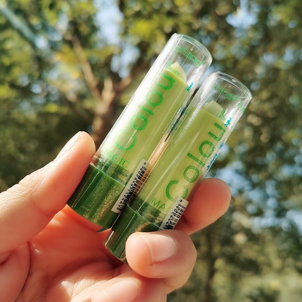 1 Pc Changing Lipstick Moisturizing Hydrating Non Smudge Non Stick Cup Does Not Fade Temperature Change Lip Care Lip Balm