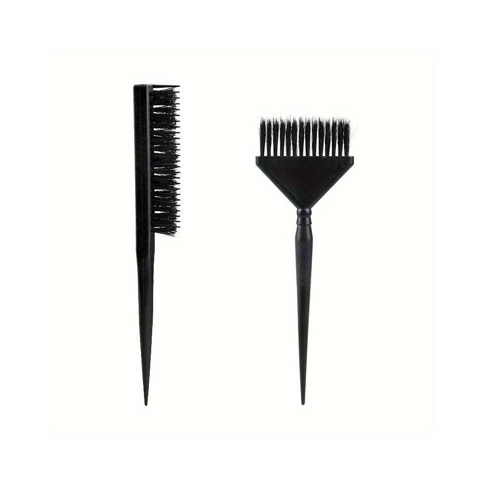 Nylon Boar Bristle Hair Brush Soft Hair Dyeing Brush Hairdressing Brush For Barber Salon Home Use