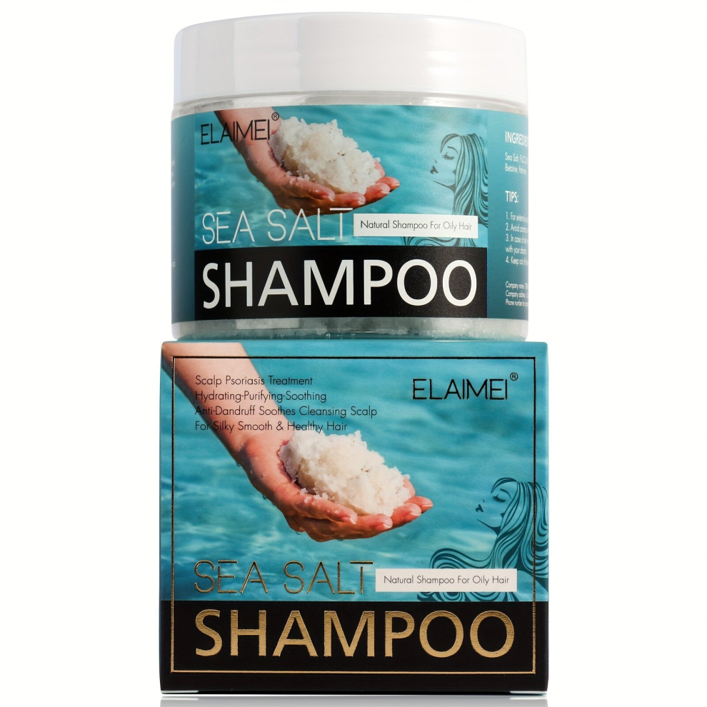 Multicoloured Cleansing Sea Scrub Purifying Shampoo Sea Salt Shampoo For Deep Cleaning Scalp And Hair