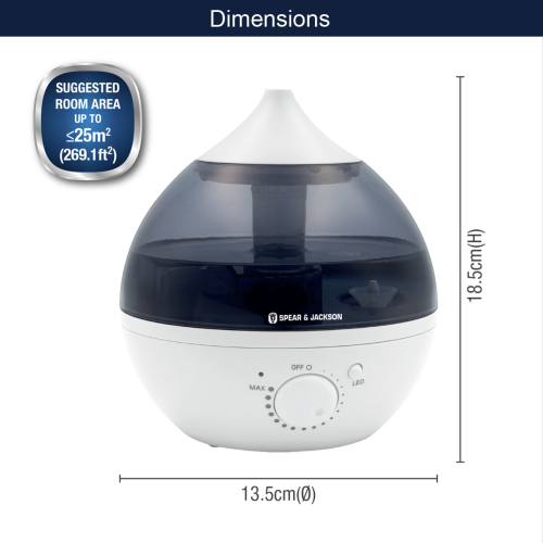Spear & Jackson Spear & Jackson 1L Aroma Diffuser and Humidifier 2