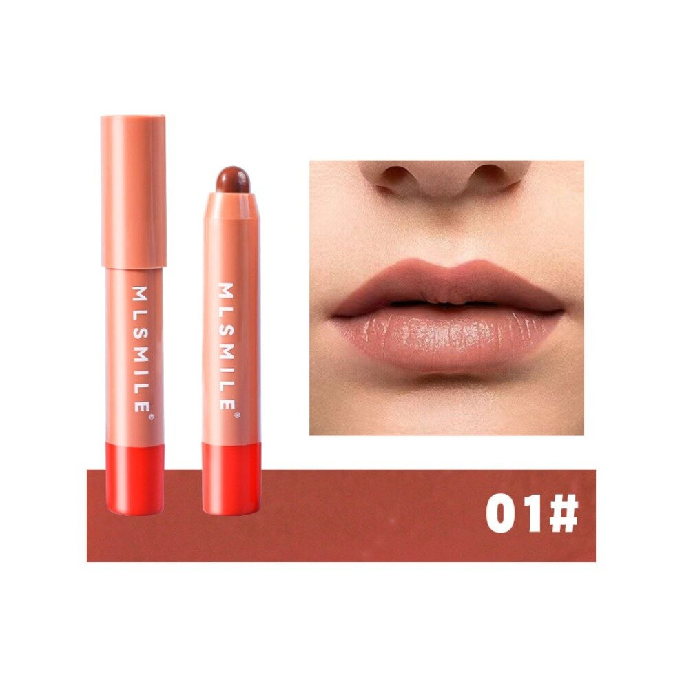 Velvet Matte Lipstick Long Lasting Waterproof Rendering Non stick Cup Moisturizing Nutritious Lip Glaze Lip Liner Pencil Woman Cosmetic