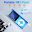 MP3 Player with Bluetooth 5.0, Music Player with 32GB TF Card,(Blue) 4