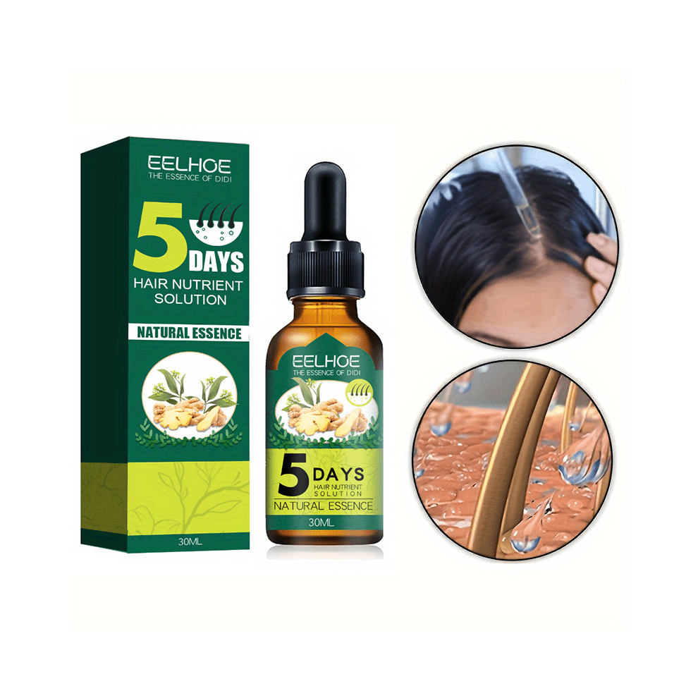 Multicoloured Hair Care Serum Natural Ginger Germinal Essential Hair Care Product Hair Care For Women & Men Thicker Longer Fuller Healthier Hair