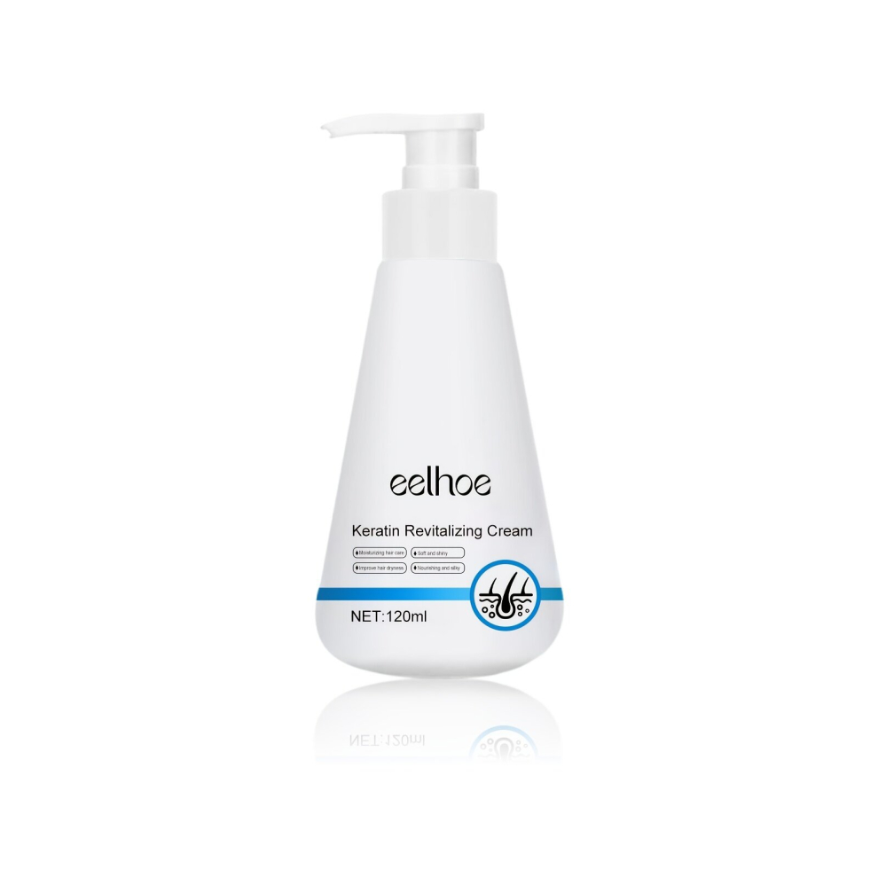 120ml Keratin Revitalizing Cream Transform Frizzy Dry Damaged Hair into Smooth Healthy Hair