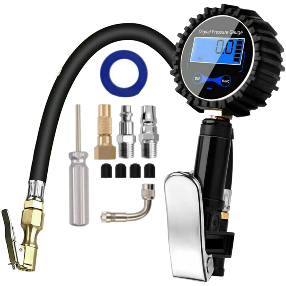 Digital Tire Inflator Pressure Gauge Air Compressor Pump Lcd Display 4763891678890