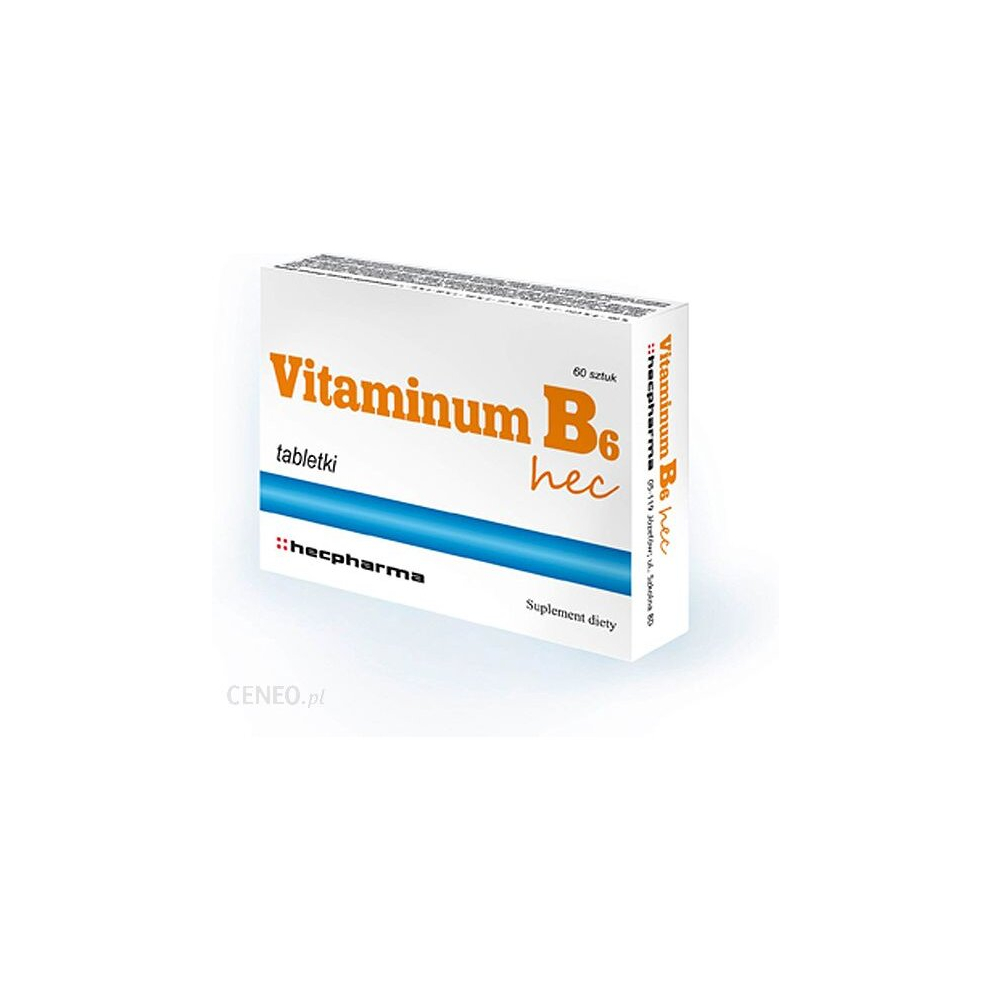 Polskie Suplementy Hec Vitaminum B6 10Mg 60 Tab Vitamin B6