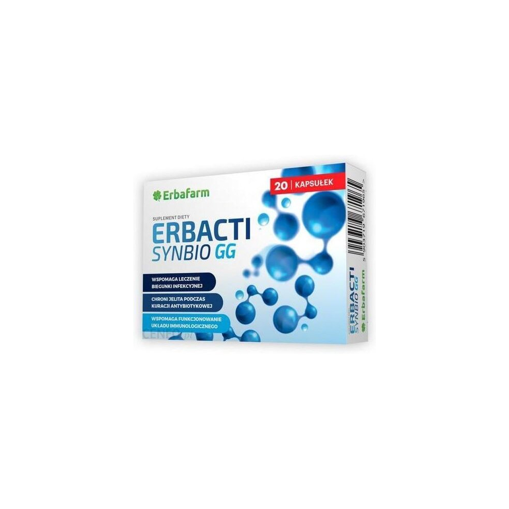 Polskie Suplementy Erbacti Synbio Gg 20Kaps Microflora Gastrointestinal Tract Supplement