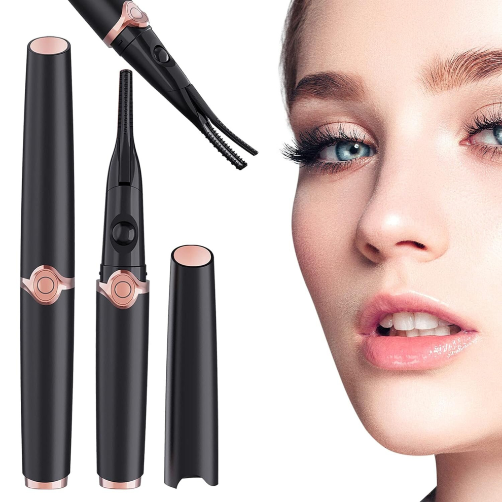 Tianfu Electric Heated Eyelash Curler 2 In 1 Rechargeable Heated Lash Curler With 3 Temperature Gears Portable Heating Eyelash