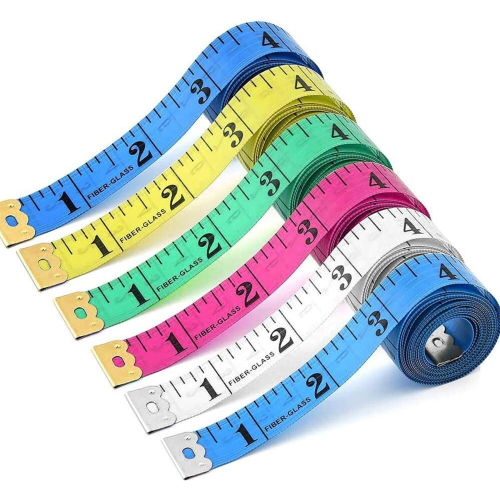12 Pack 60 Inches Double Scale Soft Tape Measure Flexible Measuring Tape Ruler Weight Loss Medical Body Measurement Sewing