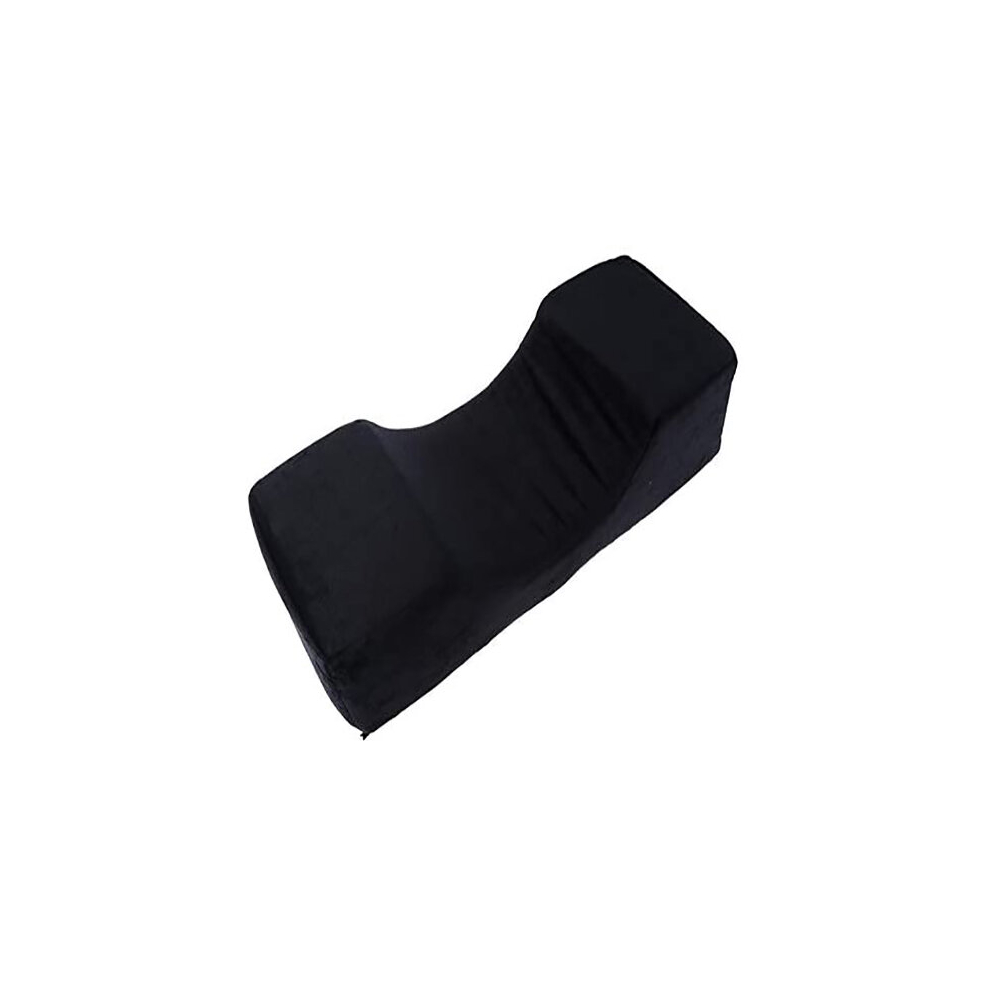 Tianfu Black Lash Pillow Neck Support Eyelash Pillow Soft Grafting Eyelashes Memory Foam Eyelash Extension Pillow(Black)