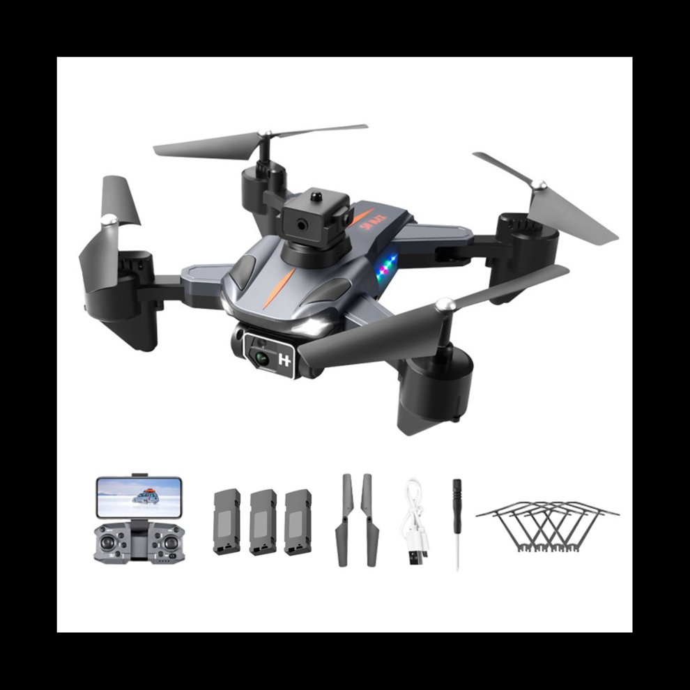 8K HD Dual Camera Drone Remote Control Toys Function for 3Pcs Battery 