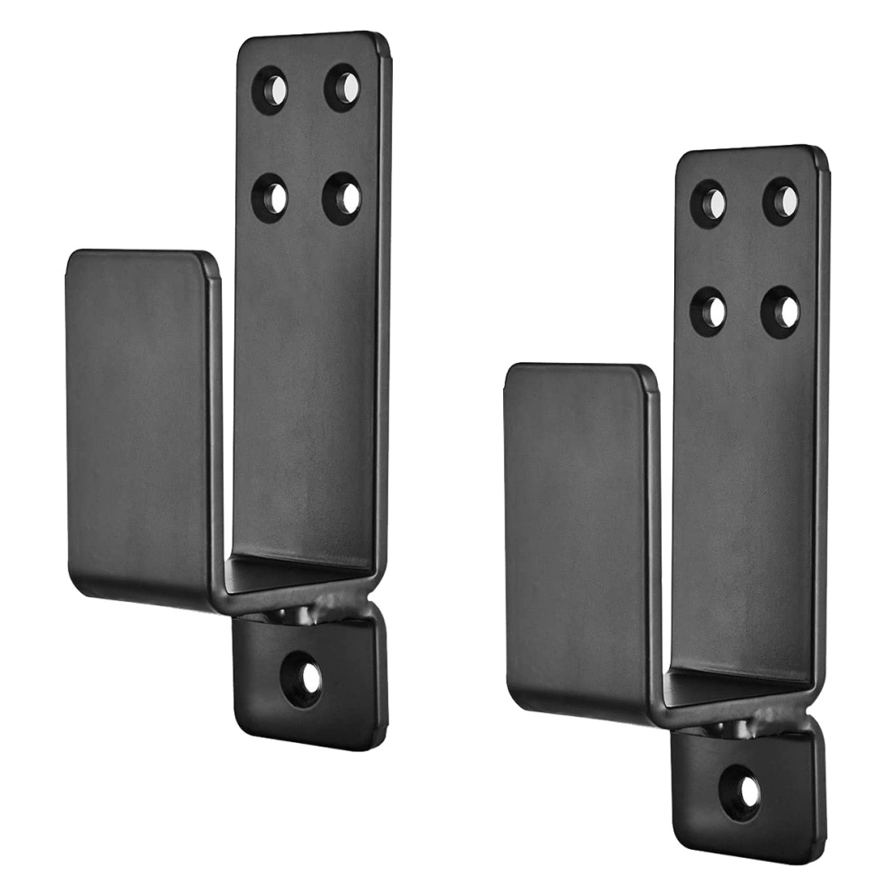 Door Barricade Brackets,2 Pack Drop Open Bar Holder for Home Security