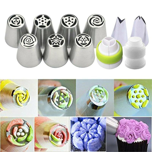 7pcs Flower Russian Icing Piping Nozzles Pastry Tips Cake Decorating Baking Tool 1
