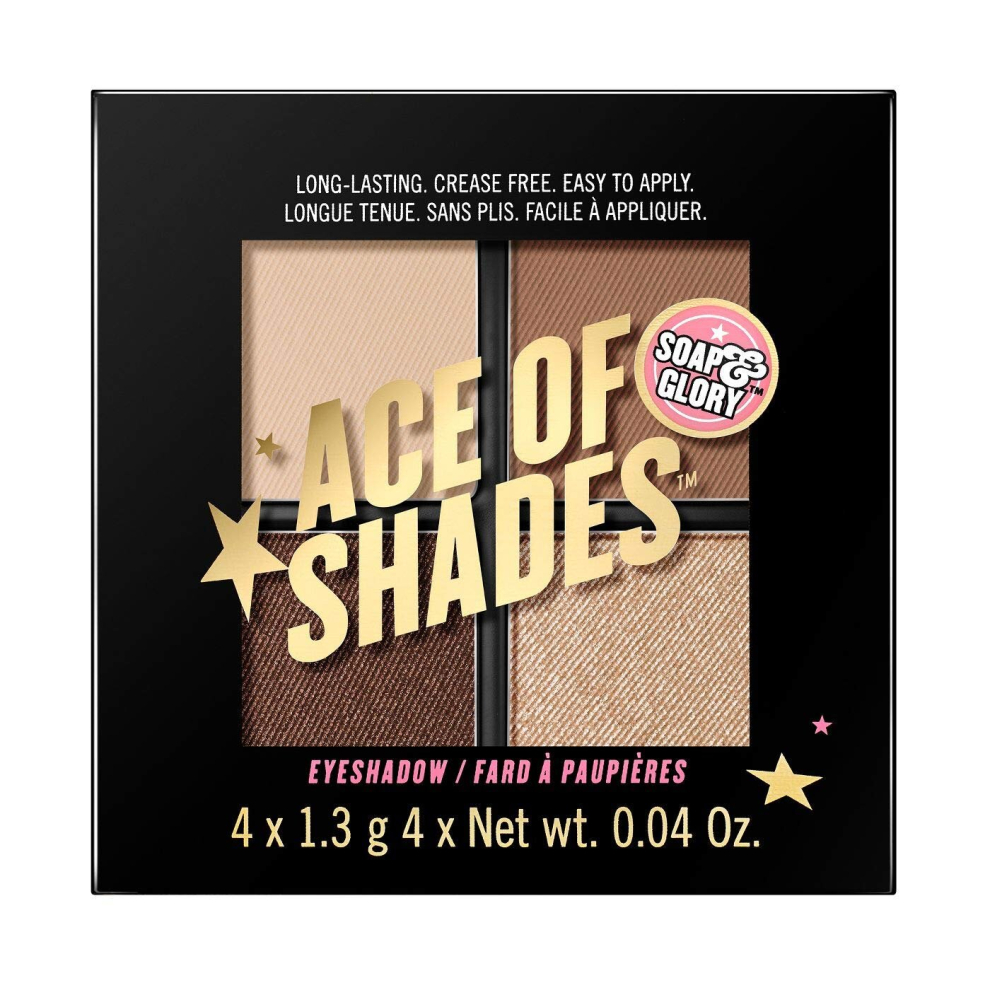 Soap & Glory Ace Of Shades Eyeshadow Palette Nude Ambition 4 x 1.3g