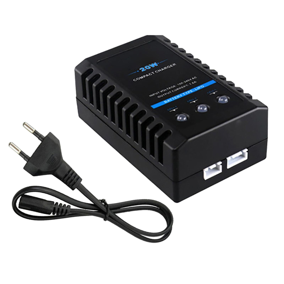 B3 20W Compact Balance Charger For 2S 3S 7.4V 11.1V Lithium Lipo Battery 9317312108838