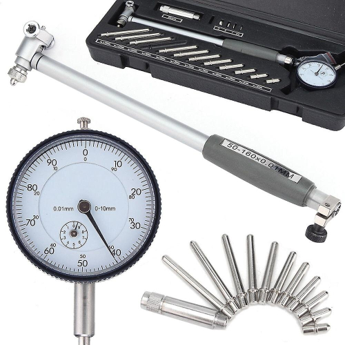 50-160mm 0.01mm Dial Bore Gauge Indicator Diameter Indicators Precision Engine Cylinder Measuring T