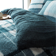 (Double, Windsor Green ) Teddy Bear Windsor Warm Sherpa Fleece Duvet Cover