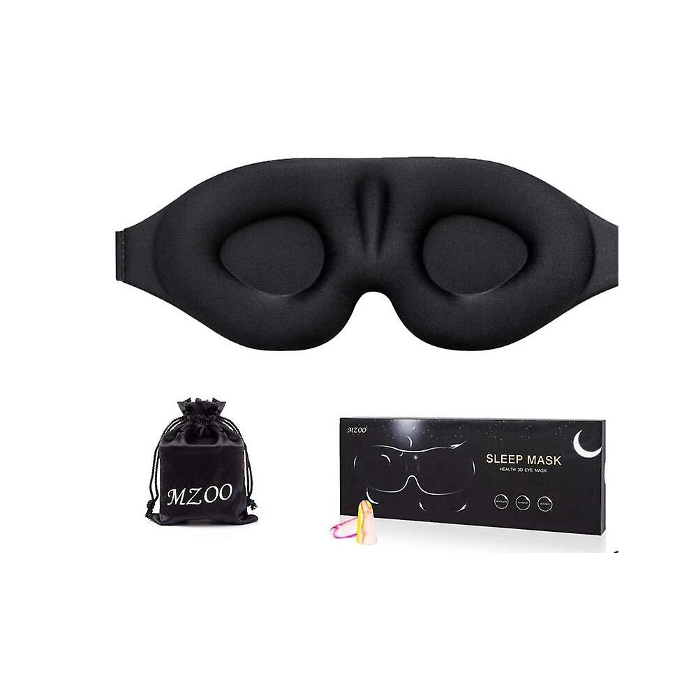 Sleep Eye Mask For Men Women, 3d Contoured Cup Sleeping Mask