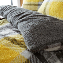 (Double, Windsor Ochre ) Teddy Bear Windsor Warm Sherpa Fleece Duvet Cover