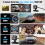 Car Dual Lens Dash Cam HD 1080P Front/Rear/Inside Video Recorder Camera G-sensor 2