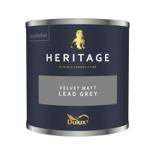 Dulux Heritage Velvet Matt 125ml Tester Pot Lead Grey