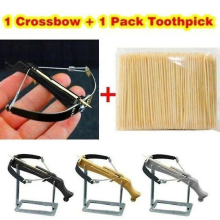 Toothpick Mini Crossbow Bow Cross Arrow Bow Toy