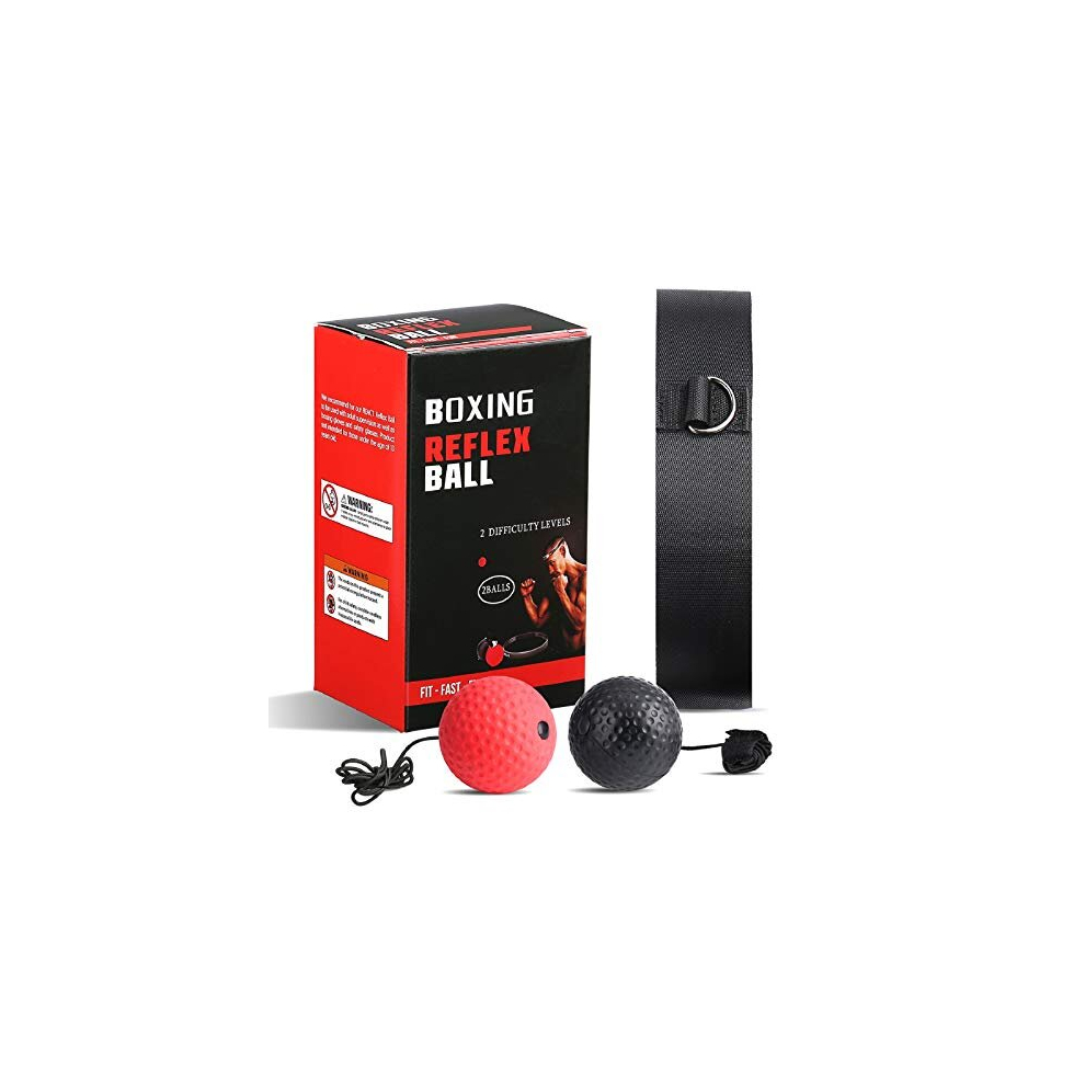 OOTO Upgraded Boxing Reflex Ball, Boxing Training Ball, Mma Speed Training Suitable for Adult/Kids Best Boxing Equipment for Training, Hand Eye