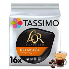 Tassimo L'OR Espresso Delizioso Coffee Pods x16 (Pack of 5, Total 80 Drinks)