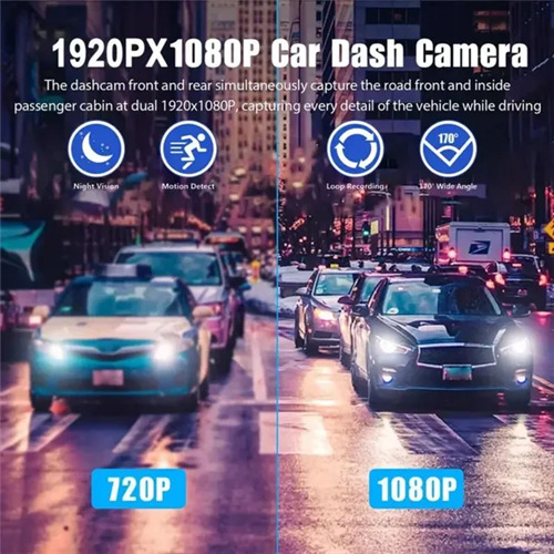 Dash Camera for Cars 4K Car Camera Full UHD Dash Cam Front Rear 1