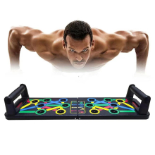 Foldable 14 In 1 Push Up Board Fitness Workout Train Gym Muscle Exercise Press