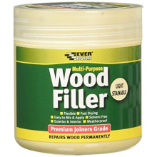 Everbuild EVBMPWFLS250 Multi-Purpose Wood Filler, Light Stainable, 250 ml