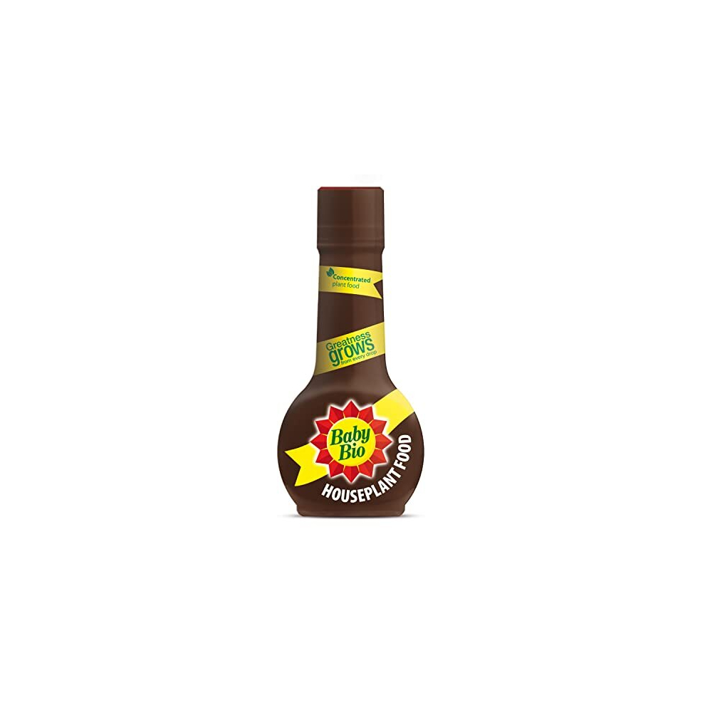 Baby Bio 5878844 Houseplant Food, 175Ml- Fertiliser For Growing Vibrant And Healthy Plants - Easy To Use House Plant Care - Concentrate Plant Food Green