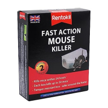 RLPSF135 Rentokil Fast Action Mouse Killer, multicolored, 2 pieces