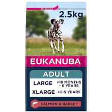 Eukanuba Complete Dry Dog Food for Adult Large and Giant Breeds with Salmon and Barley 2.5 kg