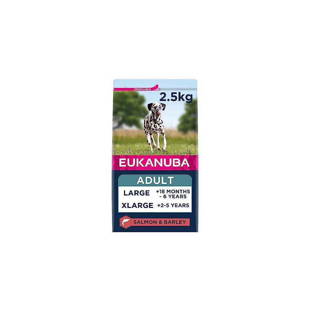 Eukanuba Complete Dry Dog Food for Adult Large and Giant Breeds with Salmon and Barley 2.5 kg