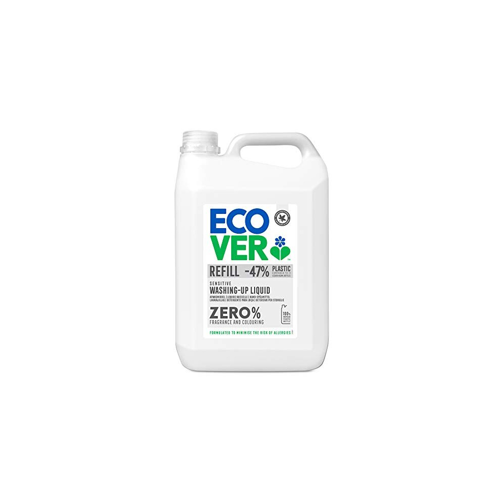 Ecover Zero Washing Up Liquid Refill, 5L