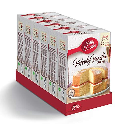 Betty Crocker Velvety Vanilla Cake Mix 425g Pack Of 6 On Onbuy 1389