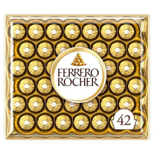 Ferrero Rocher Pralines, Chocolate Gift, Wedding Gifts, Gifts for Women, Birthday Gifts for Men, Chocolate Hamper, Covered in Milk Chocolate and Nuts,