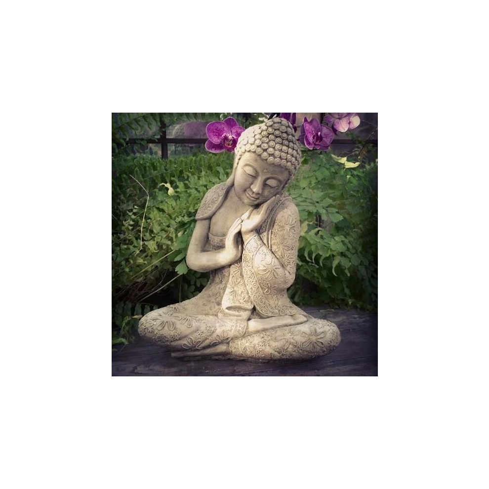 Resting Buddha Statue | Reconstituted Stone Oriental Garden Ornament