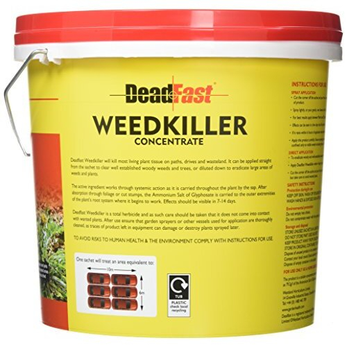 Deadfast PTO0010P Concentrated Weed Killer Sachets, 12 x 100 ml,Black 1
