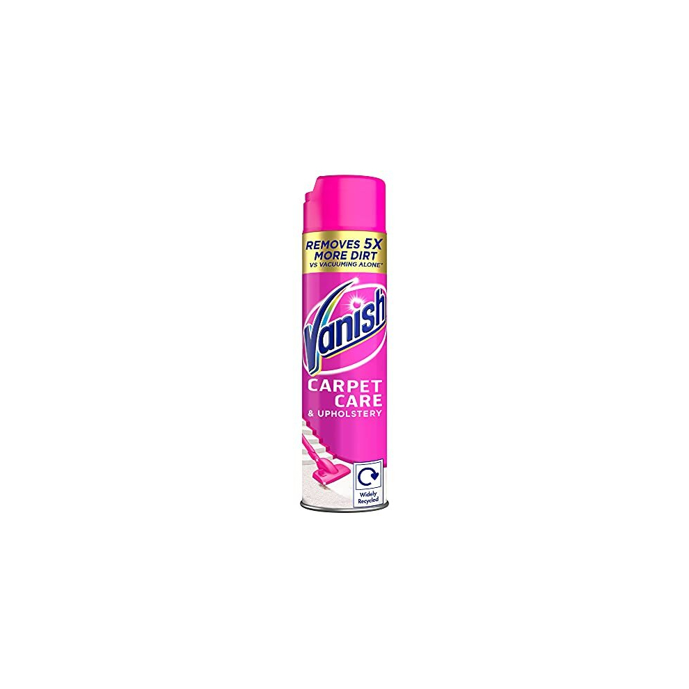 Vanish Carpet Cleaner + Upholstery, Power Foam Shampoo, Large Area Cleaning, 600 ml, Clean and refresh your carpet, Carpet cleaner