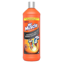 Mr Muscle Drain Unblocker, Drain Cleaner Power Gel, 1 Litre (Packaging May Vary)