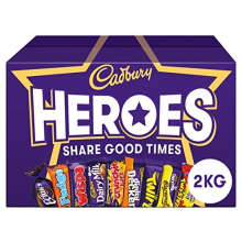 Cadbury Heroes Schokolade Bulk 2 kg Sharing Box