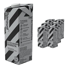 SPROUD - Plant-Based Milk, Low Sugar, Low Carb, High Protein, Long Life, Powered by Peas, Rich, Foamy and Easy to Froth (Barista) (6 x 1L)
